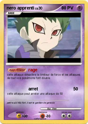 Pokemon nero apprenti