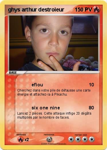 Pokemon ghys arthur destroieur