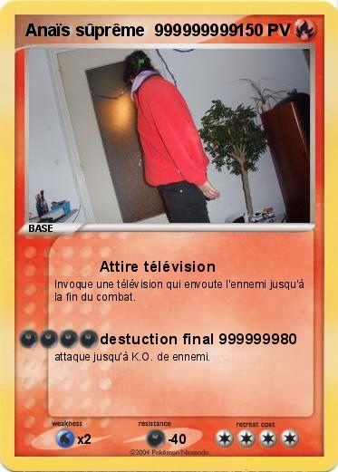 Pokemon Anaïs sûprême  999999999