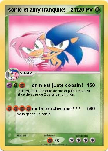 Pokemon sonic et amy tranquile!   21