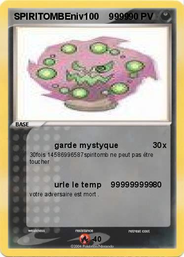 Pokemon SPIRITOMBEniv100    9999          
