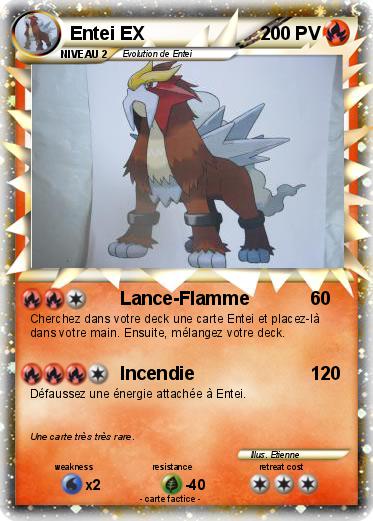 Pokemon Entei EX