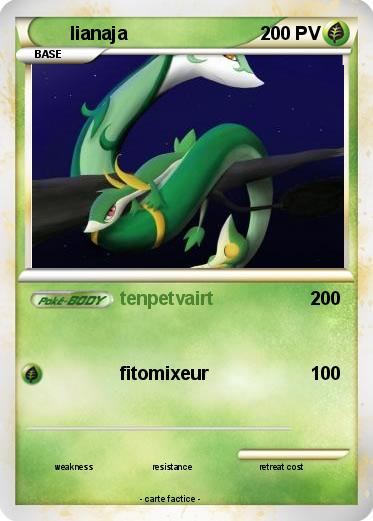 Pokemon lianaja