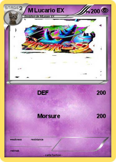 Pokemon M Lucario EX