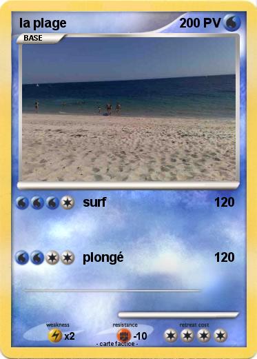 Pokemon la plage