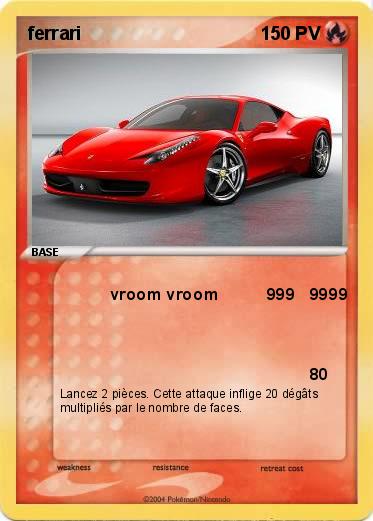Pokemon ferrari