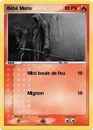 Pokemon Bébé Mario