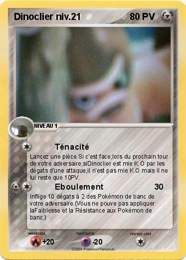 Pokemon Dinoclier niv.21