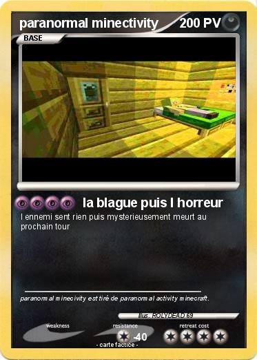 Pokemon paranormal minectivity