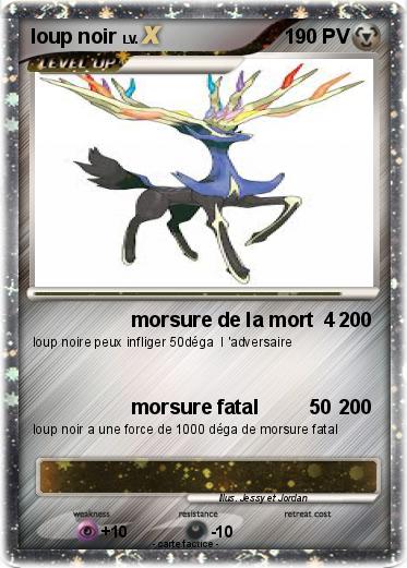 Pokemon loup noir