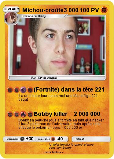 Pokemon Michou-croûte3 000