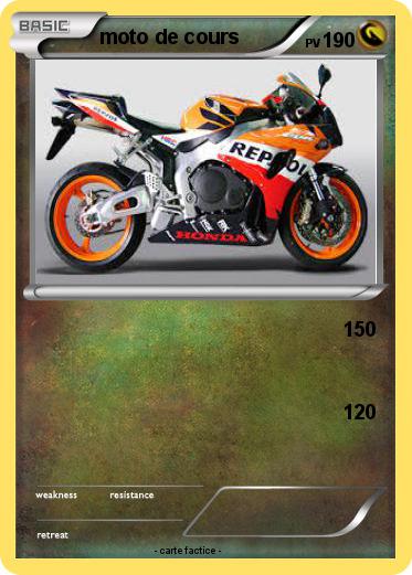 Pokemon moto de cours