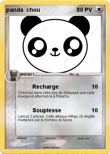 Pokemon panda  chou