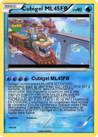 Pokemon Cubigel ML45FB