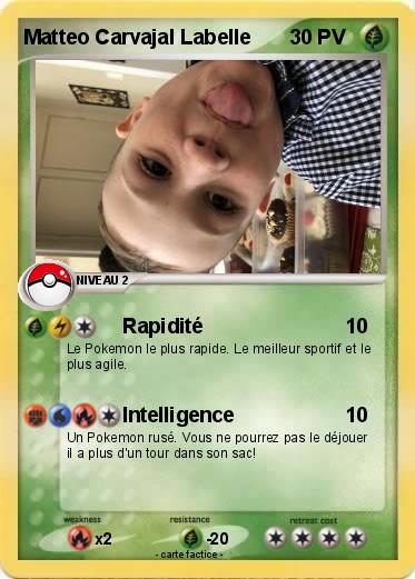 Pokemon Matteo Carvajal Labelle