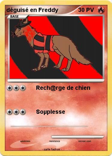 Pokemon déguisé en Freddy