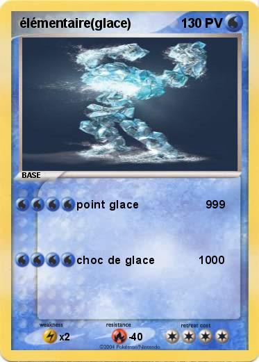 Pokemon élémentaire(glace)