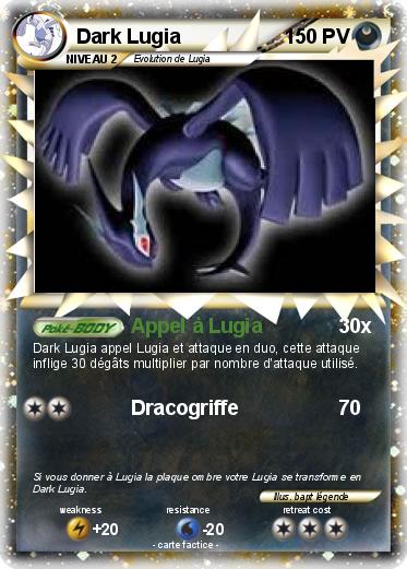 Pokemon Dark Lugia