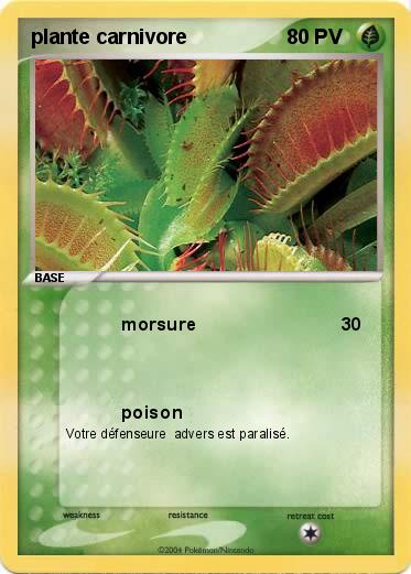 Pokemon plante carnivore