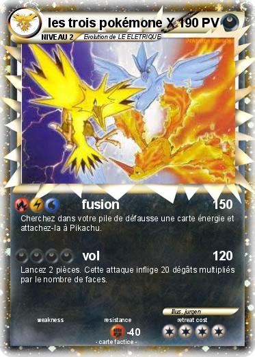 Pokemon les trois pokémone X