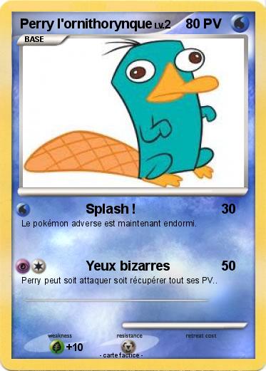 Pokemon Perry l'ornithorynque