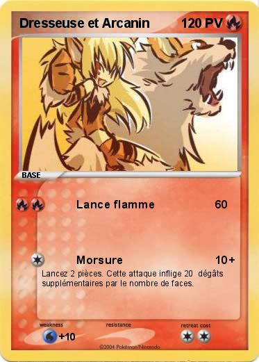 Pokemon Dresseuse et Arcanin