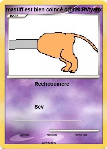 Pokemon mastiff est bien coincé d@ns un tyaux