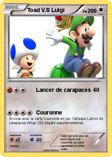 Pokemon Toad V.S Luigi