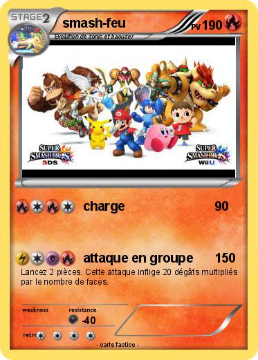 Pokemon smash-feu