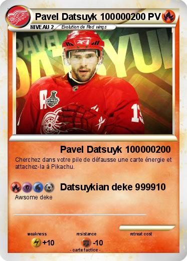 Pokemon Pavel Datsuyk 100000