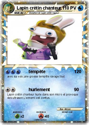Pokemon Lapin crétin chanteur