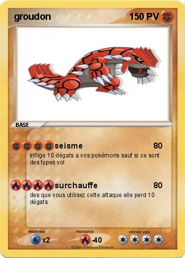 Pokemon groudon