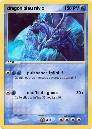 Pokemon dragon bleu niv x