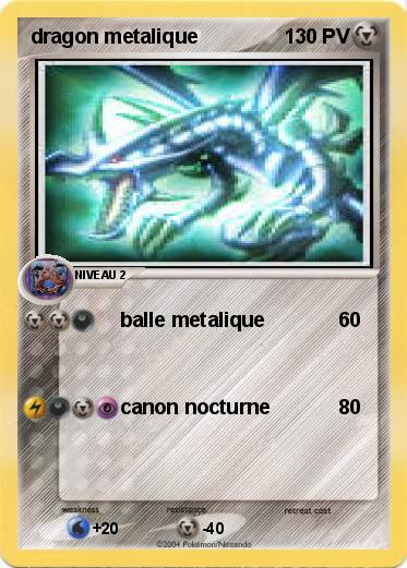 Pokemon dragon metalique