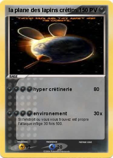 Pokemon la plane des lapins crétins