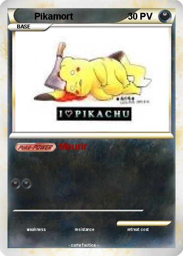Pokemon Pikamort