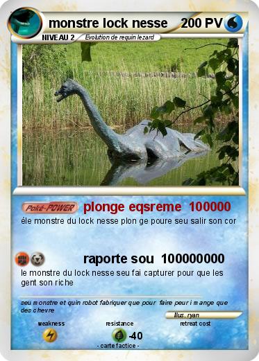 Pokemon monstre lock nesse
