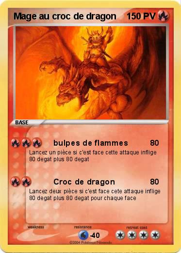 Pokemon Mage au croc de dragon