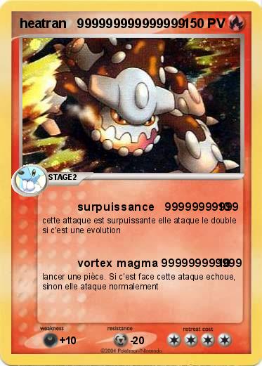 Pokemon heatran   999999999999999