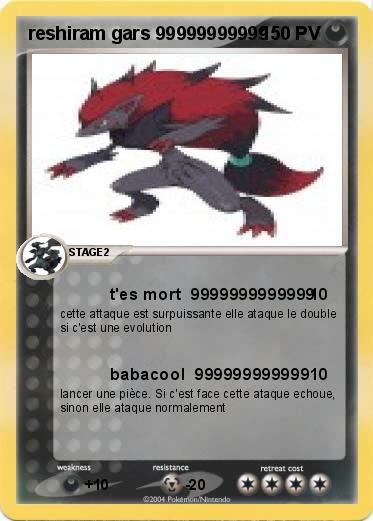Pokemon reshiram gars 99999999999