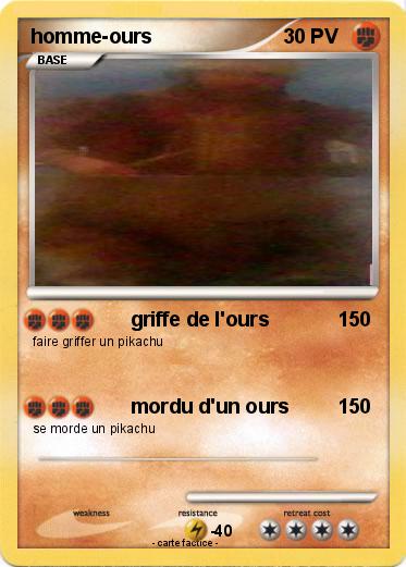 Pokemon homme-ours