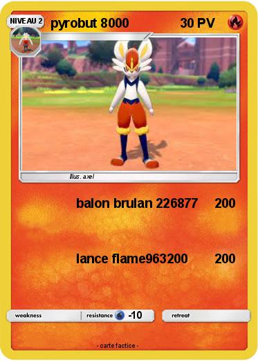 Pokemon pyrobut 8000