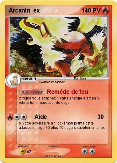 Pokemon Arcanin  ex