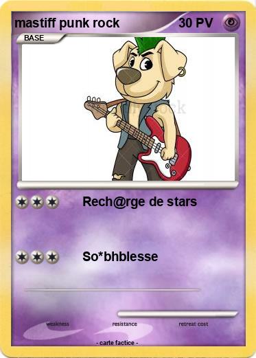 Pokemon mastiff punk rock