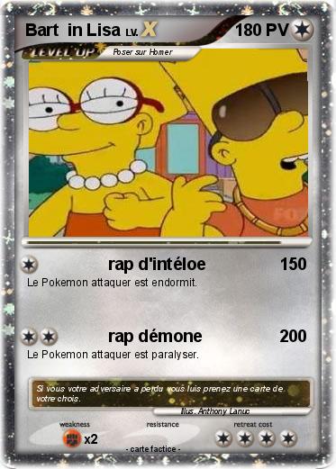 Pokemon Bart  in Lisa