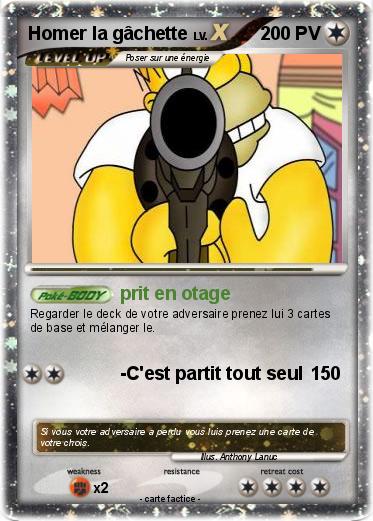 Pokemon Homer la gâchette