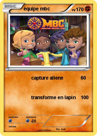 Pokemon équipe mbc