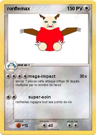 Pokemon ronflemax