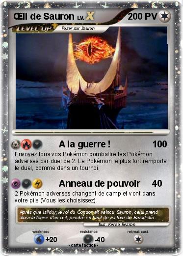 Pokemon Œil de Sauron