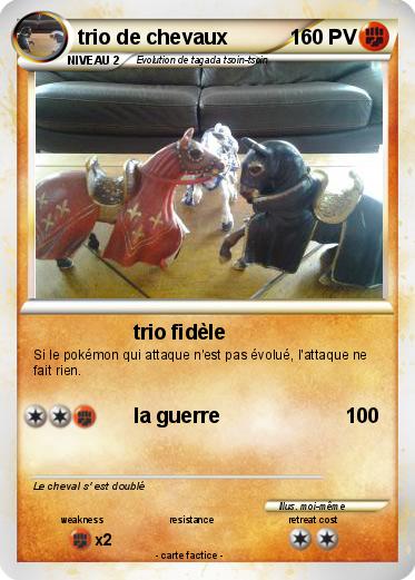 Pokemon trio de chevaux